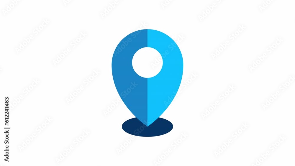 Location Pin, Location and Map animated icon on transparent background.
Location Pin, Location and Map animated icon on transparent background.