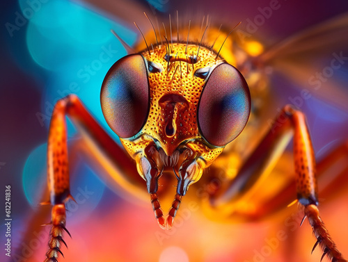 Closeup Bee Insect Macro Photography
