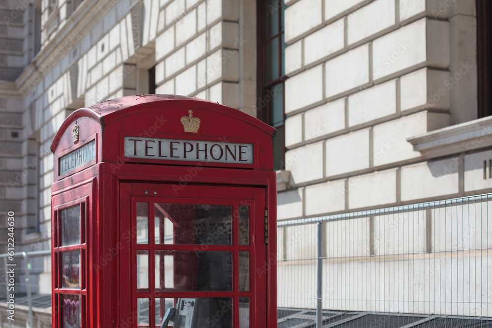 Red telephone box and Big Ben, London. Closeup. Red telephone box and Big Ben, London. Closeup.