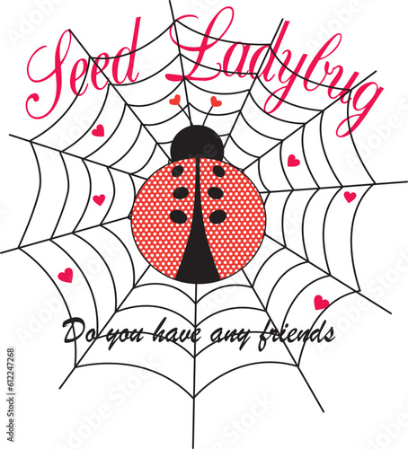 ladybug print pattern