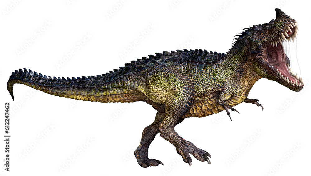 3D Rendering Fantasy Dinosaur on White 3D Rendering Fantasy Dinosaur on White