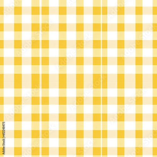 Striped Yellow And White Pattern. Seamless Background. Generative AI