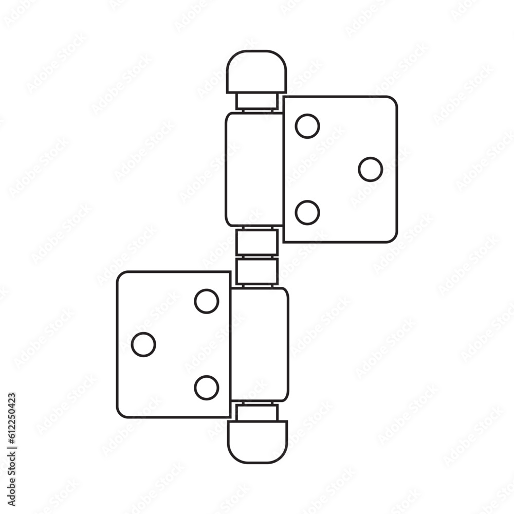 Door hinge icon Door hinge icon
