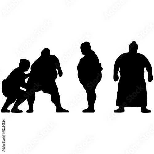 sumo athlete silhouette