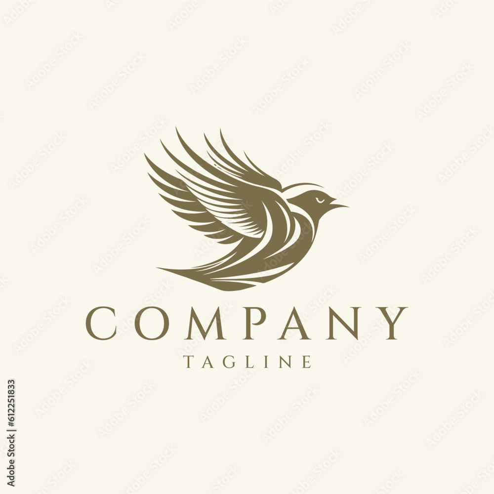Bird logo design vector illustration Bird logo design vector illustration