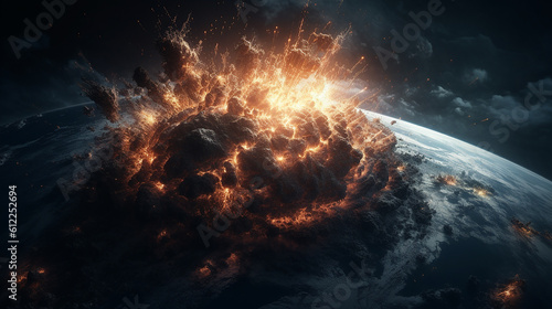 Earth Explosion background 