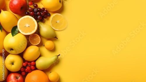 Gelber Obst Hintergrund