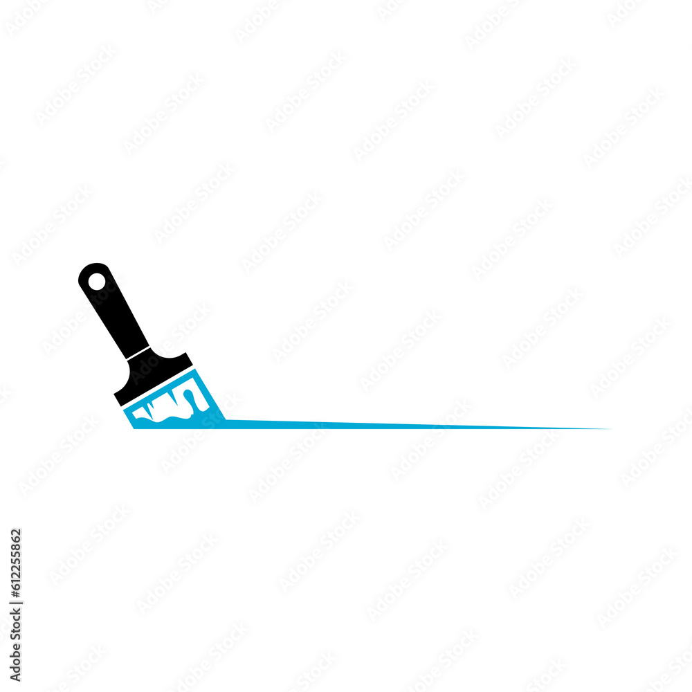 Paint brush icon isolated on transparent background Paint brush icon isolated on transparent background