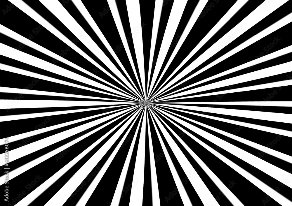 Obraz premium 背景素材｜サンバースト・放射線・集中線
