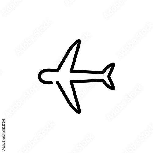 transportation airplane sign symbol vector