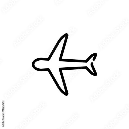transportation airplane sign symbol vector