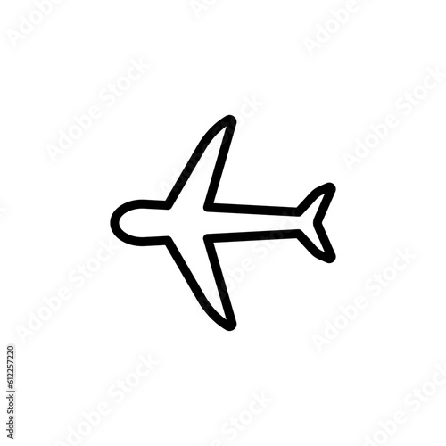 transportation airplane sign symbol vector