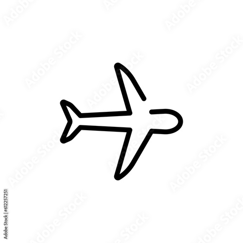 transportation airplane sign symbol vector
