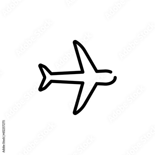 transportation airplane sign symbol vector