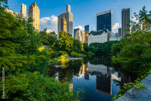 The Pond at Central Park in New York City. © Ondrej Bucek