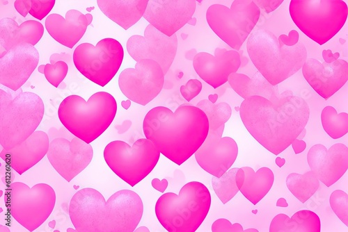 Pink hearts background