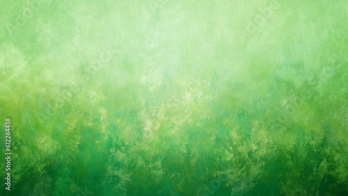緑の水彩ペイント背景。シンプルな抽象背景素材。