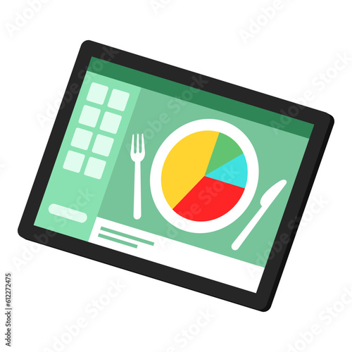 Healthy diet and calorie tracker app