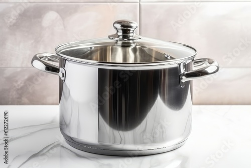 New kitchen pot metal. Generate Ai