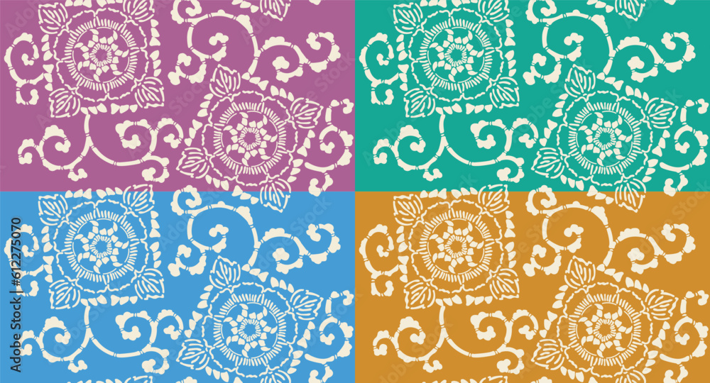 Fototapeta premium flower abstract nature modern mandala pattern vector decoration