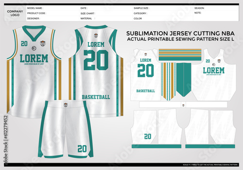 Simple Elegance Basketball Jersey 