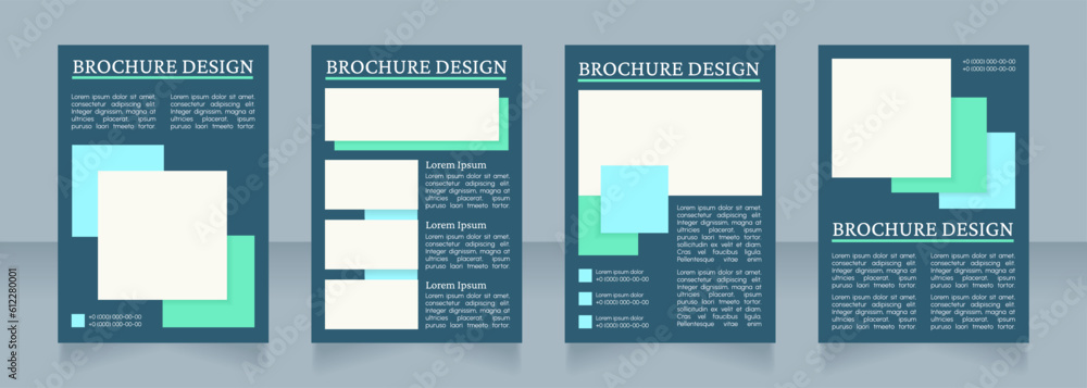 World poverty rate survey blank brochure layout design. Vertical poster template set with empty copy space for text. Premade corporate reports collection. Editable flyer paper pages