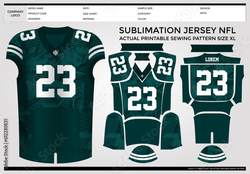 Simple Elegance American Football jersey