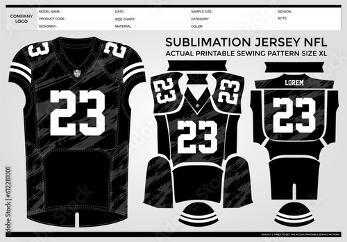 Simple Elegance American Football jersey