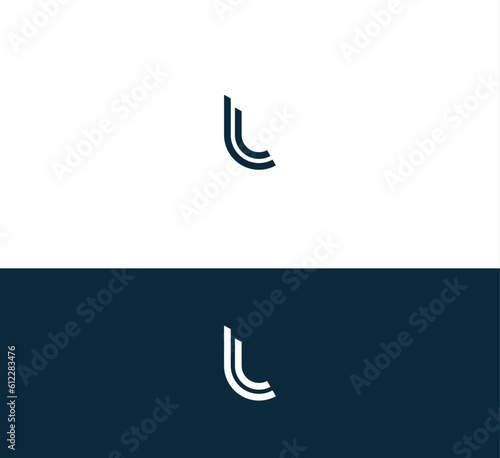 Letter L , LL logo icon design template elements.