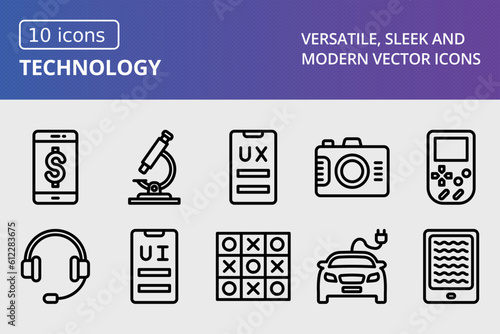 Vector Technology Icon Set
