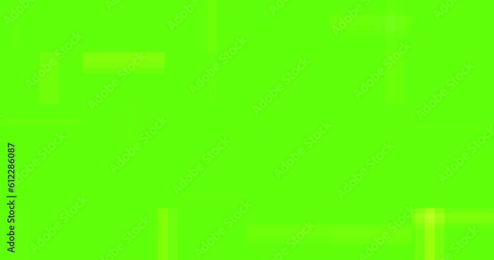 Summer colors transition on a green background. colorful transitions with alpha channel. Key color, color key, alpha channel. 4K video