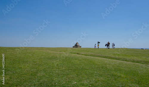 family walking in the field © jireh