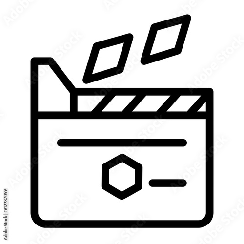 clapperboard icon