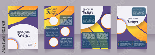 Specific dieting for heart disorder patient blank brochure layout design. Vertical poster template set with empty copy space for text. Premade corporate reports collection. Editable flyer paper pages