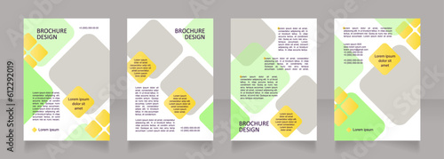 Money deposits in bank perks blank brochure layout design. Vertical poster template set with empty copy space for text. Premade corporate reports collection. Editable flyer paper pages