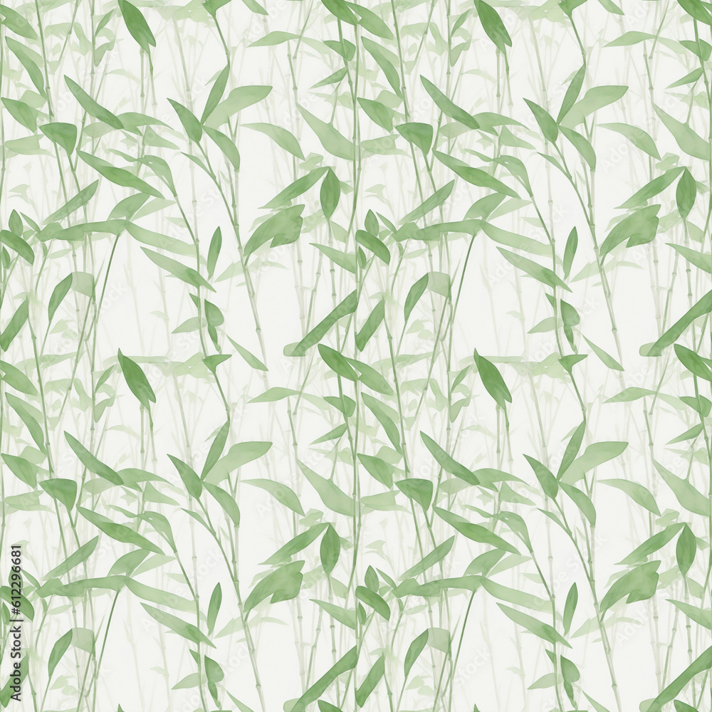bamboo leaves pattern