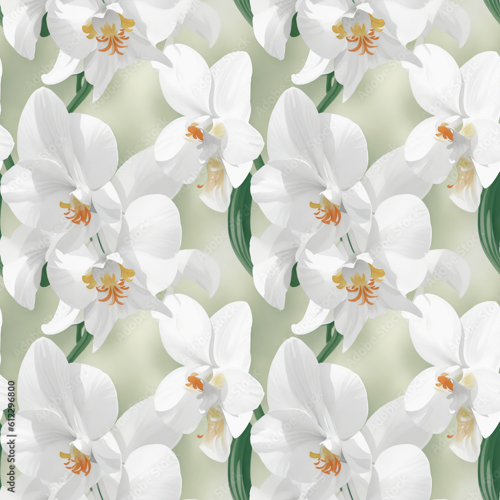 Fototapeta premium white orchids