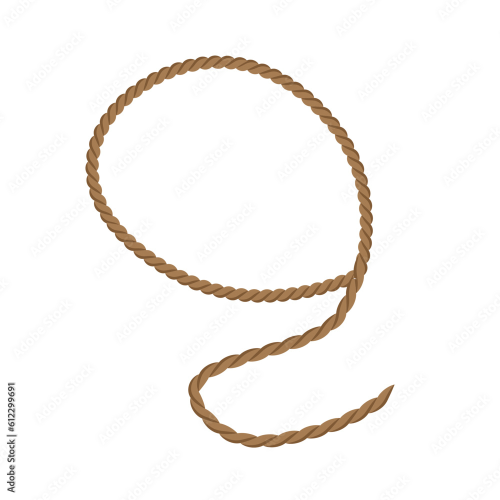Fototapeta premium Lasso Cowboy Element