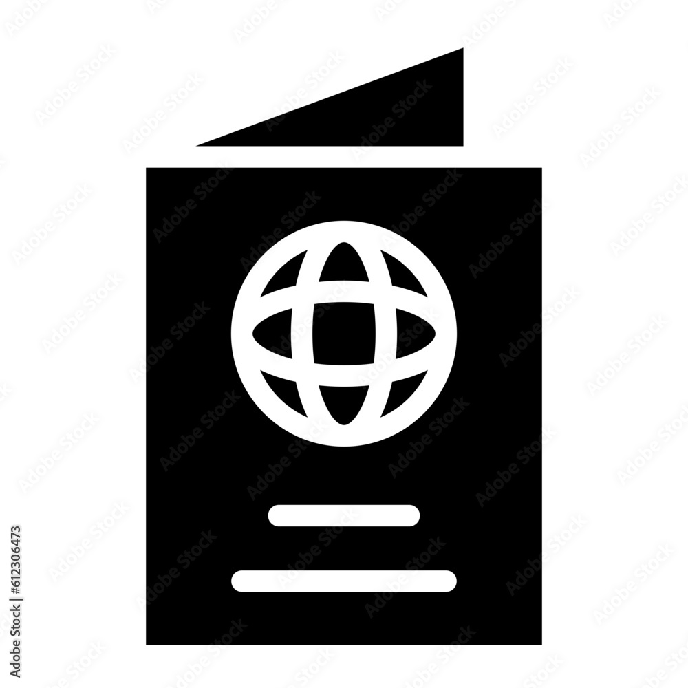 passport glyph passport glyph