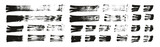 Flat Fan Brush Regular Straight Lines High Detail Abstract Vector Background MEGA Set 