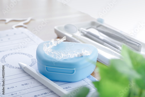 歯科医療で使用するマウスピース