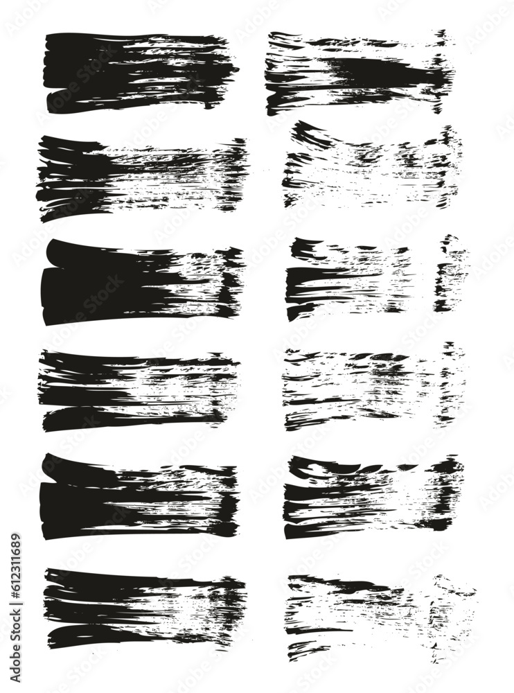 Flat Fan Brush Regular Straight Lines High Detail Abstract Vector Background Set Flat Fan Brush Regular Straight Lines High Detail Abstract Vector Background Set