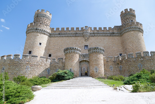 The New Castle of Manzanares el Real, Community of Madrid, Spain photo