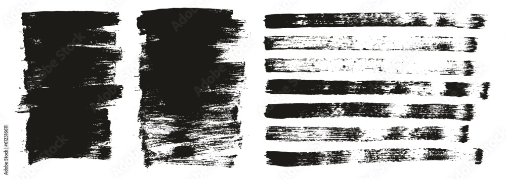 Flat Paint Brush Thin Short Background & Straight Lines Mix High Detail Abstract Vector Background Mix Set Flat Paint Brush Thin Short Background & Straight Lines Mix High Detail Abstract Vector Background Mix Set