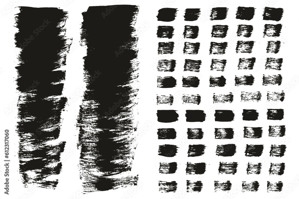 Flat Paint Brush Thin Short Background & Straight Lines Mix High Detail Abstract Vector Background Mix Set Flat Paint Brush Thin Short Background & Straight Lines Mix High Detail Abstract Vector Background Mix Set