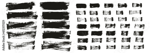 Flat Paint Brush Thin Short Background & Straight Lines Mix High Detail Abstract Vector Background Mix Set 