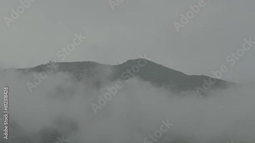 fog in the mountains
