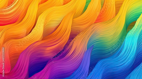 rainbow-colored abstract background Gay pride and LGBT movement flag concept. Bright and dynamic multi-colored background in 4k resolution. Vibrant colors. Copy space.Generated with AI.