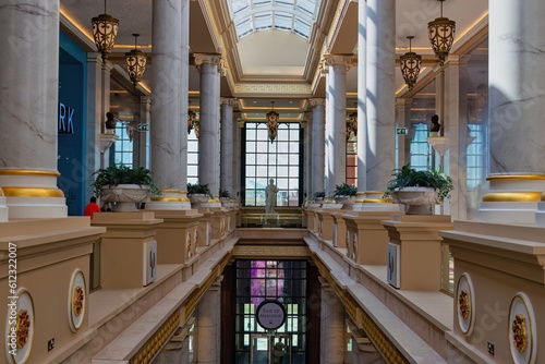 interior of shop centre