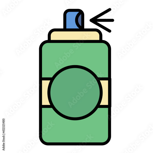 Insect Repellent Line Color Icon
